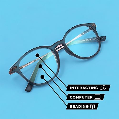 Foster Grant Conan Multifocus Reading Glasses With Anti-Reflective