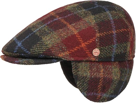 mens harris tweed flat caps