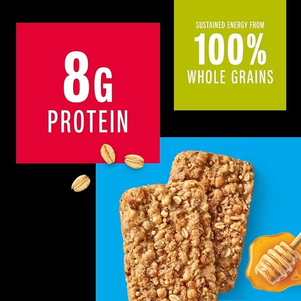 KIND BREAKFAST PROTEIN BARS, HONEY OAT, GLUTEN FREE, LOW SODIUM, HEALTHY SNACKS, 8G PROTEIN, 6 COUNT (6 PACKS OF 2 BARS)