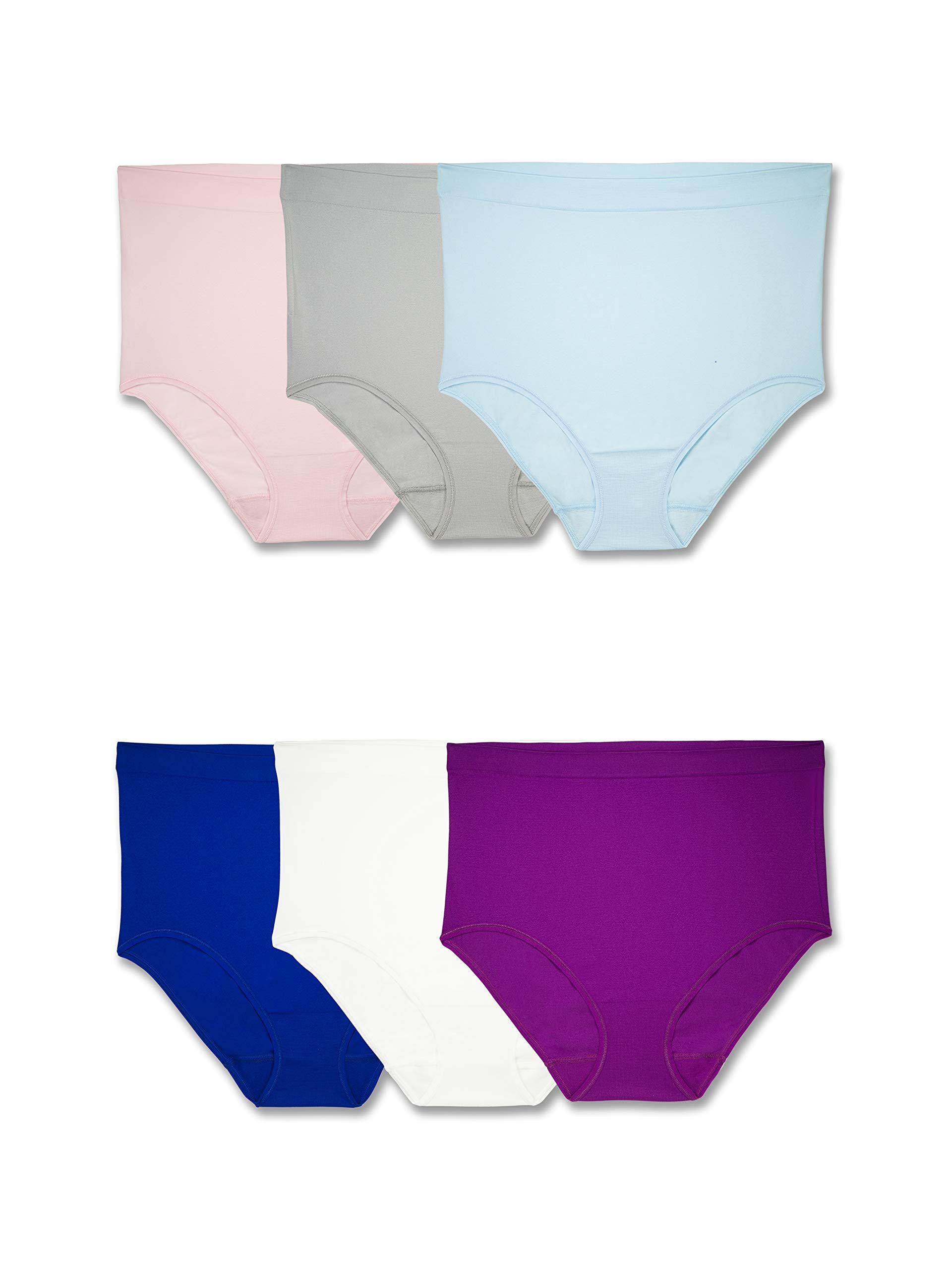 Women's Plus Size Fit for Me Seamless Multi Pack Underwear