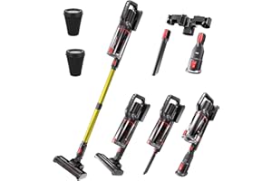 Cordless Stick Vacuum, Anti-Tangle Brush Roll, 45-Min Battery Life, High-Intensity Suction for Carpet, Hard Floor, and Whole-