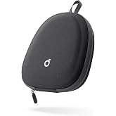 Headphone Case Hard Shell Super-Slim for Soundcore Anker/Sony/JBL/Beats 360 | Fits Bose/Skullcandy Crusher/BERIBES/KVIDIO/TOZO/JLab Over-Ear Headphones, Universal Portable Travel Organizer Bag