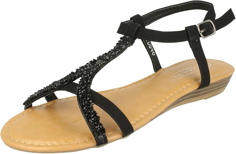 small wedge flip flops