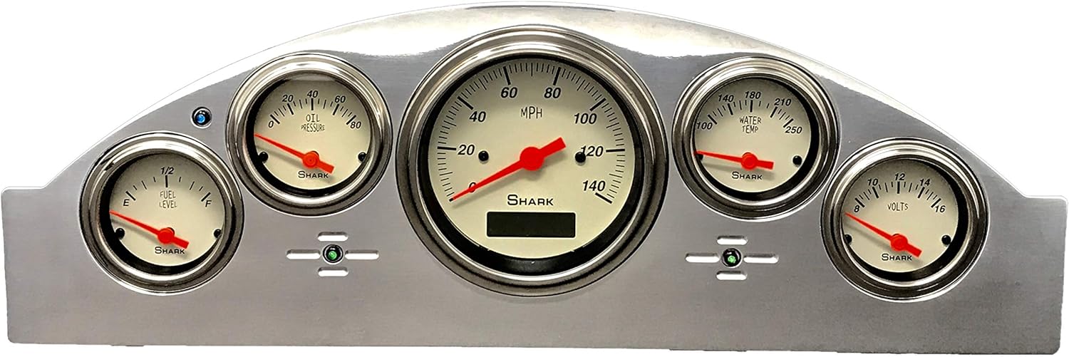 1953 1954 Chevy Car 5 Gauge Dash Panel Instrument cluster Insert Set