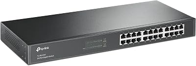 TP-Link 24-Port Unmanaged Gigabit Ethernet Switch Steel Case TL-SG1024 Plug Play
