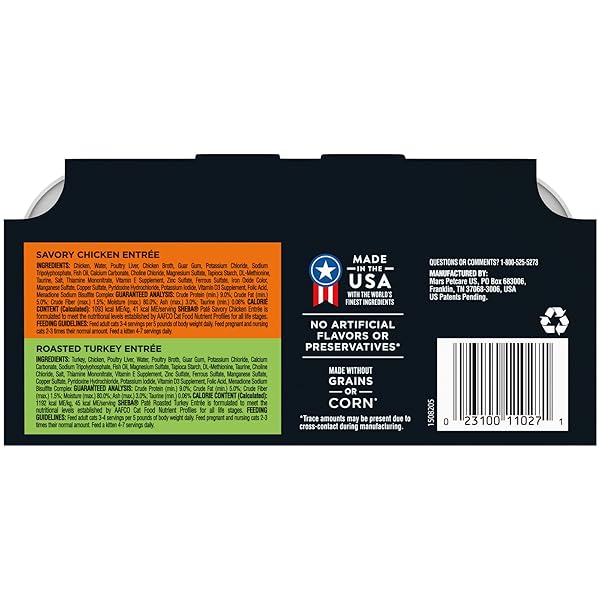 SHEBA PERFECT PORTIONS VARIETY PACK SAVORY CHICKEN AND ROASTED TURKEY ENTREES WET CAT FOOD, 2.64 OZ., COUNT OF 12