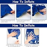 Lingqiang 40 in Navy Blue Number 7 Foil Balloon Self Inflating view 3