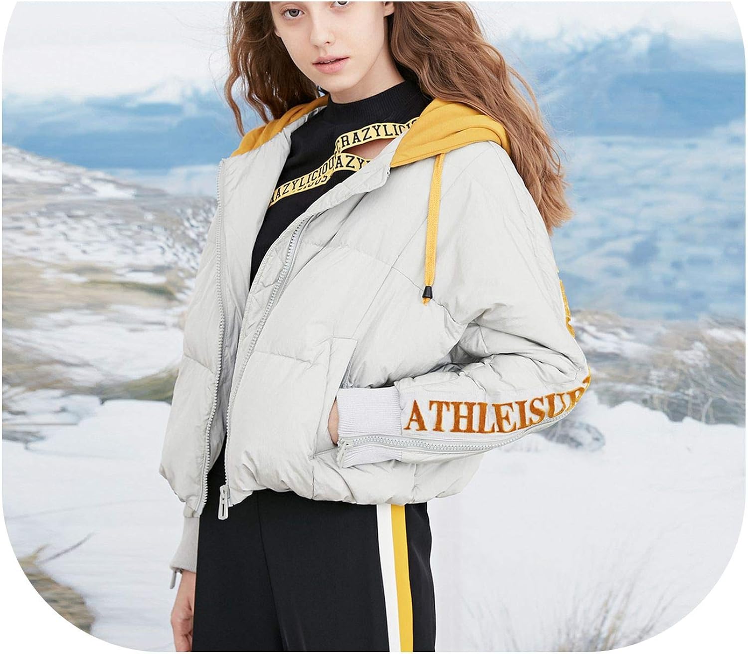 women's short sleeve down jacket