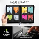 Vault X 4 Pocket Trading Card Zip Binder Blue 160 Cards Exo-Tec view 4