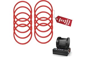 KomeStone Replacement Belts G3 22LB Capacity Metal Base Rock Tumbler – Official Spare Drive Belts, Easy to Install, Keep Your