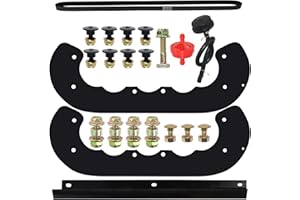 BOSFLAG 99-9313 Snow Blower Paddles with 55-8760 Scraper 95-6151 Belt Replaces Toro 125-1128, 55-9250, 55-9251, 88-0771 for Toro 3650 38516 CCR3650 CCR2000 CCR2400 CCR2450 CCR3000 CCR3650 Snowthrowers