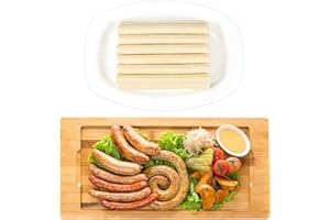 FAIRSKY Edible Drying Sausage Casing, HALAL Collagen Sausage Casings for Flavorous Homemade Sausages 14m/46ft, Diameter 30mm/ 1 3/16'',1 Roll