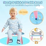Kikidex Magnetic Drawing Board 8.7in for Toddlers Age 1-3 Mint Blue view 6