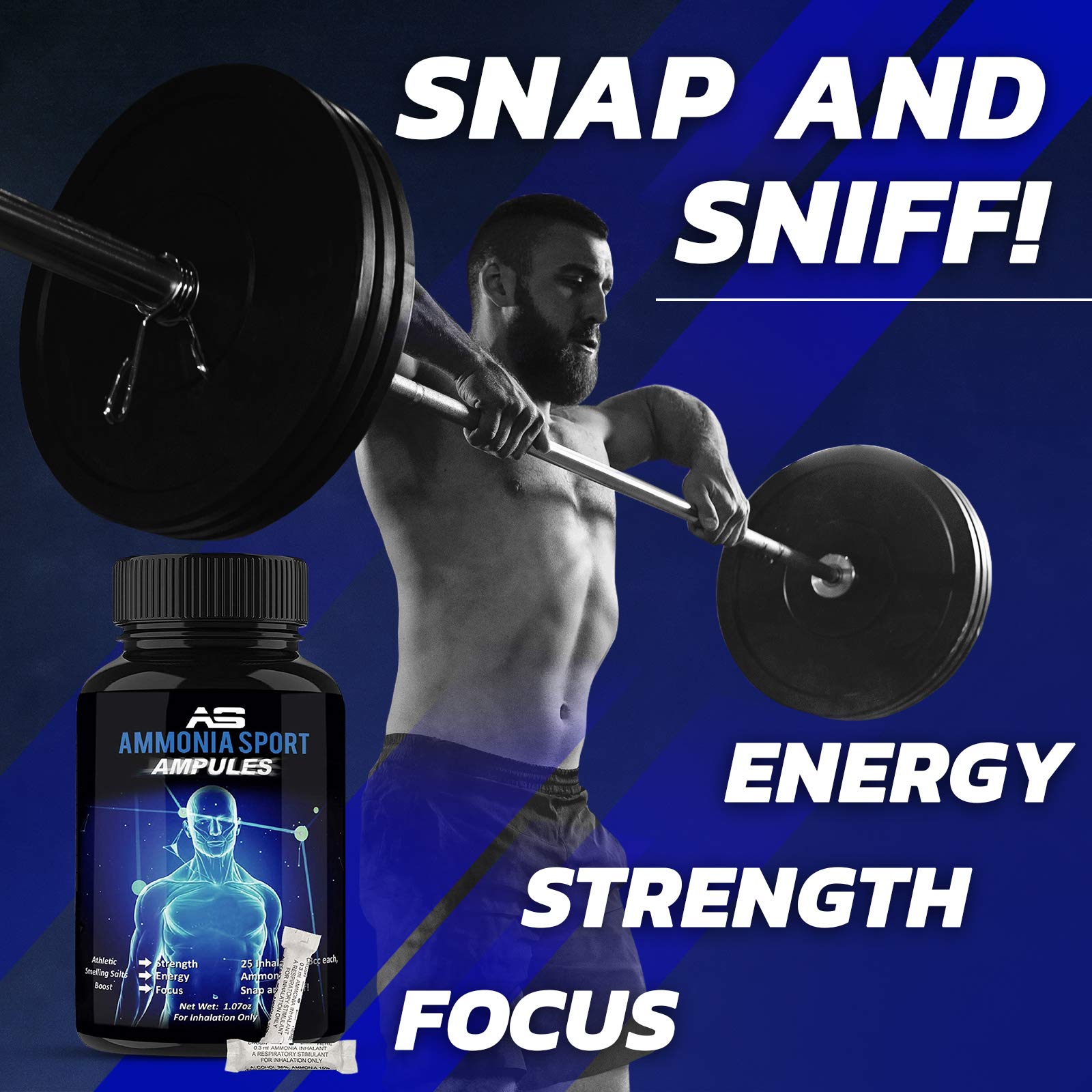 Mua AmmoniaSport Athletic Smelling Salts Ampules (25) Smelling Salts