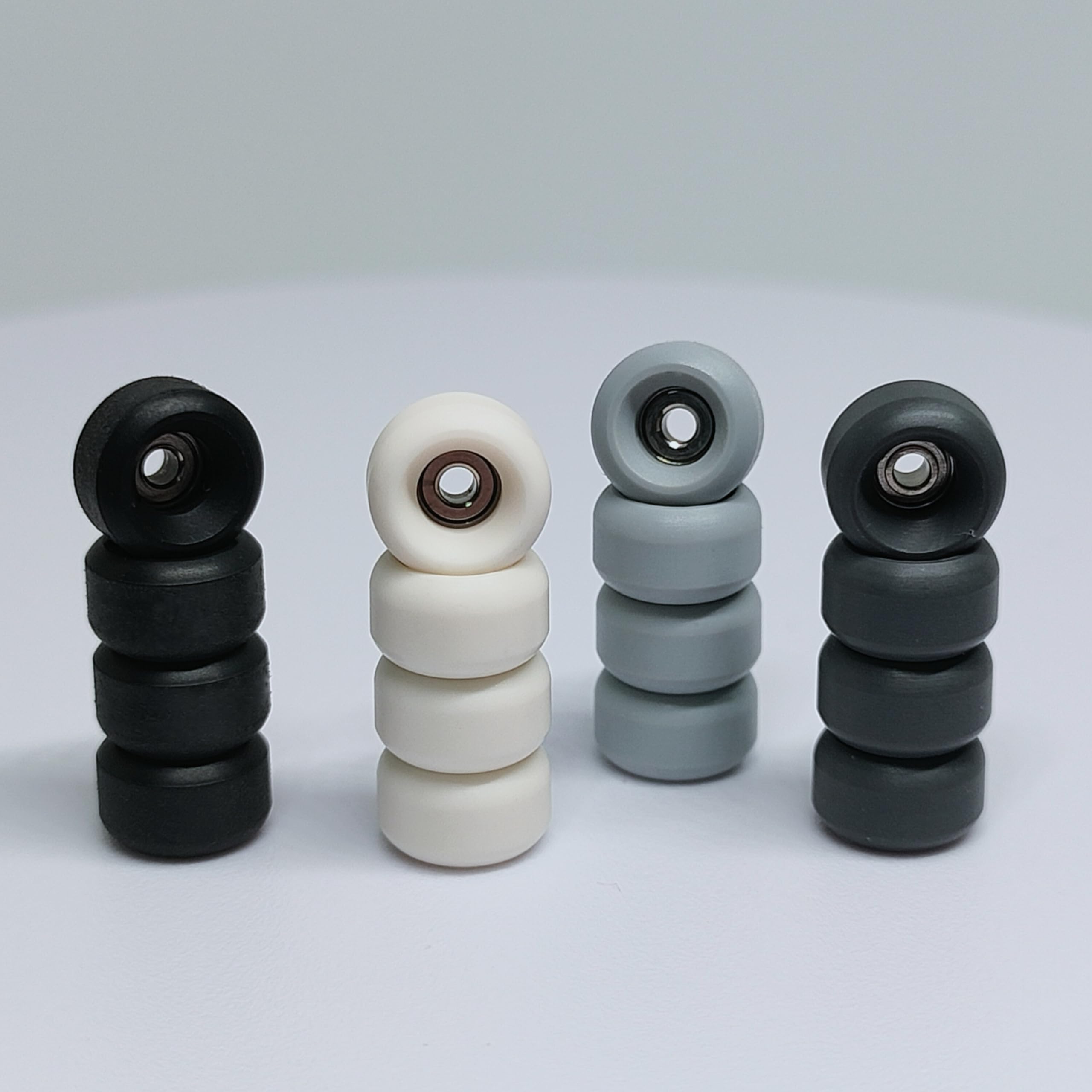 Urethane Pro Fingerboard Wheels Gray 65D Bearing Wheel Handmade Urethane Material-Ultra Spin Bearings Wheels -7.8 * 5mm
