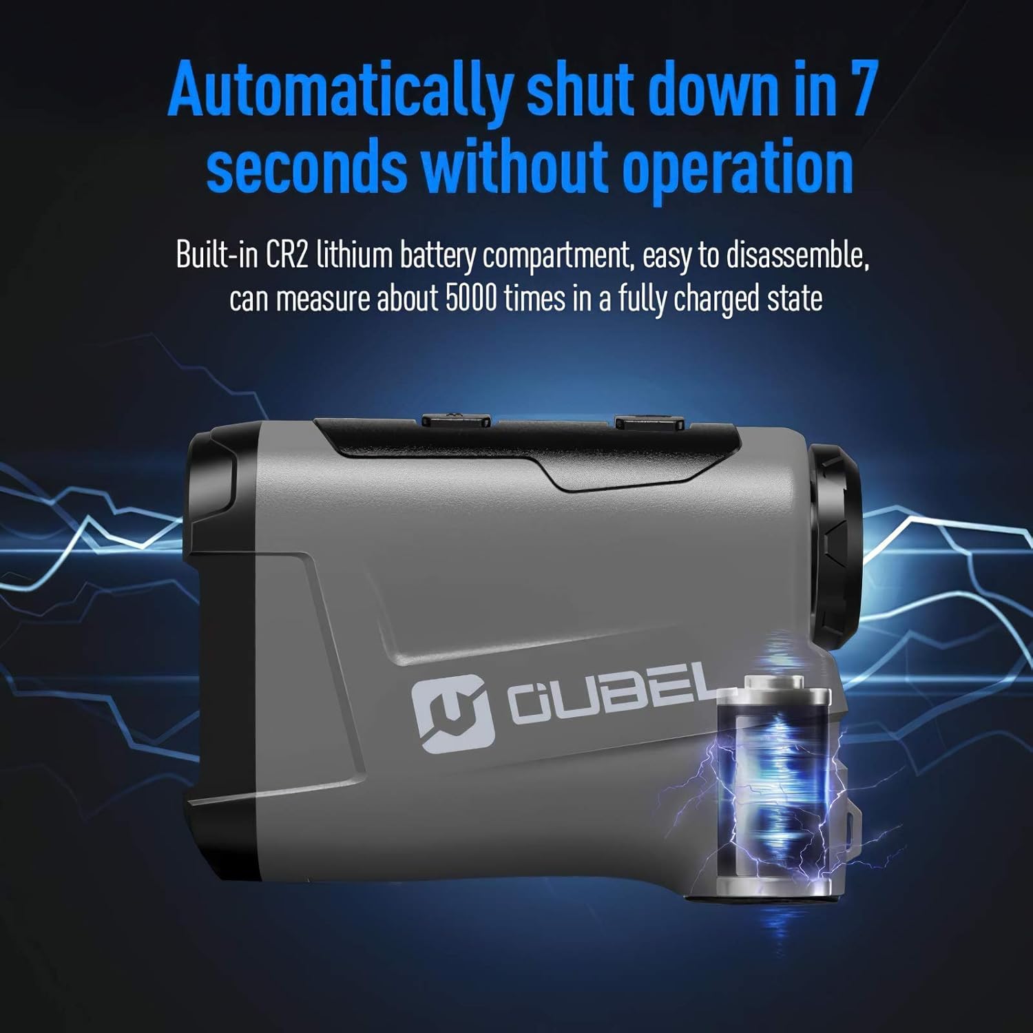 OUBEL Golf Rangefinder, 1200 Yards Hunting Rangefinder with Scan Mode