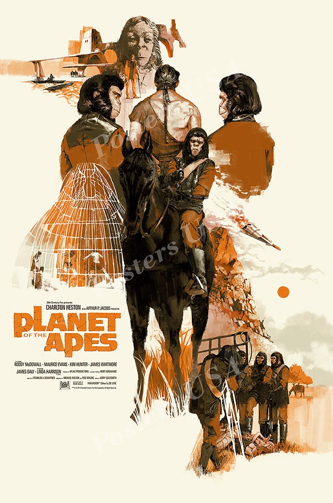 Posters USA - Planet of the Apes Original Movie Poster GLOSSY FINISH - FIL567 (24" x 36" (61cm x 91.5cm))