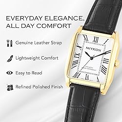 Miykon Vintage Watches for Men - Tank Square Gold