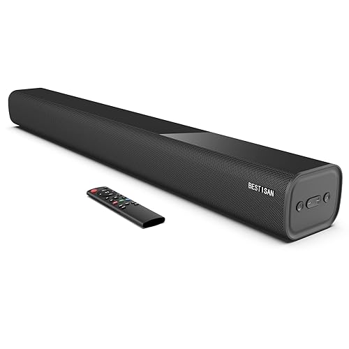 BESTISAN 100W Sound Bars for TV, Sound Bar with Bluetooth, HDMI