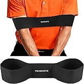 Pbvmurtg Golf Swing Training Aid with Instructions for use，Swing Correcting Arm Band Without unpleasant Smell，Golf Swing Band not Easily Sliding Down the arms. Swing Easy, Golf Arm Band Training Aid.