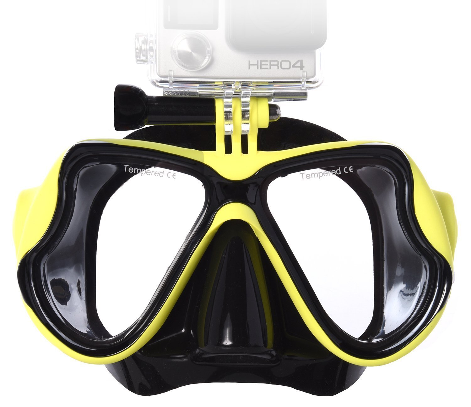 Lyhoon Máscara de buceo de cristal revestida para Submarinismo y Snorkel Compatible