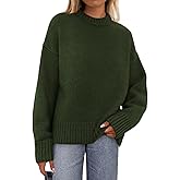 PRETTYGARDEN Womens Sweaters Spring 2026 Trendy Casual Crewneck Long Sleeve Cozy Knit Pullover Sweater Tops Fashion Clothing