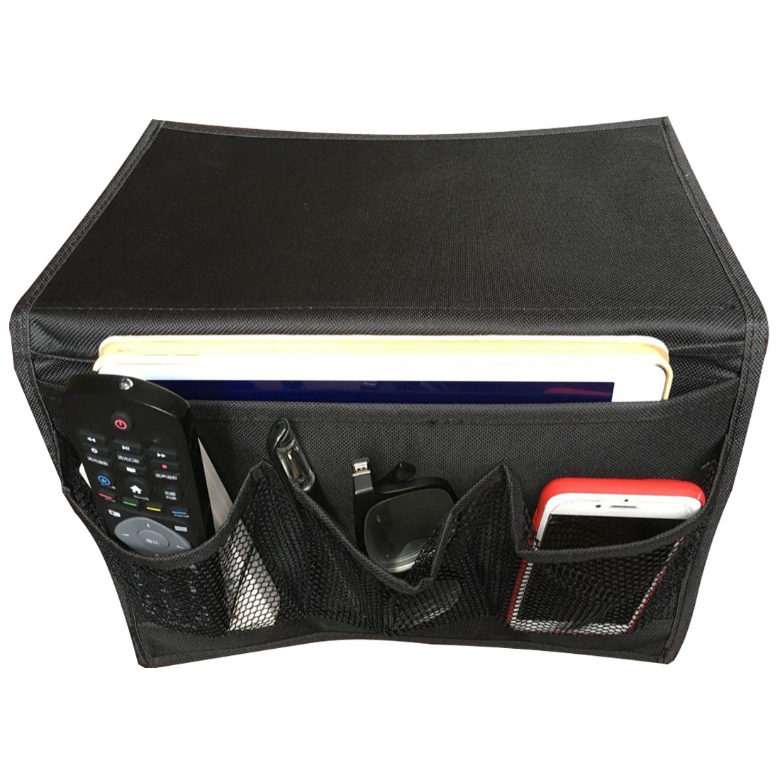 Bedside Storage Pocket Organizer TV Remote Control Holder Tablet