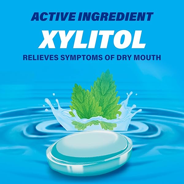 ACT DRY MOUTH LOZENGES WITH XYLITOL, SOOTHING MINT, 36 LOZENGES
