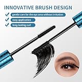 HOPHAT 2 Pack Mascara for Older Women Waterproof Hypoallergenic Natural view 6