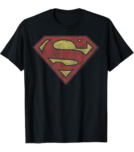 Amazon.com: DC Superman Logo Doomsday Red Graffiti T-Shirt