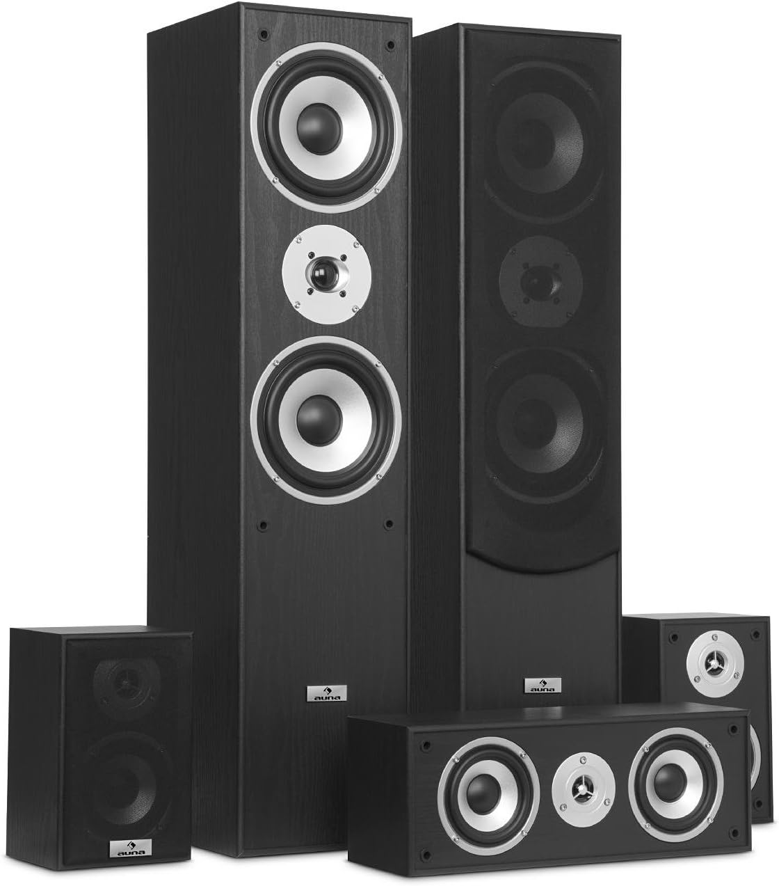 auna surround speaker box set