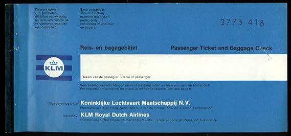 klm royal dutch airlines checked baggage
