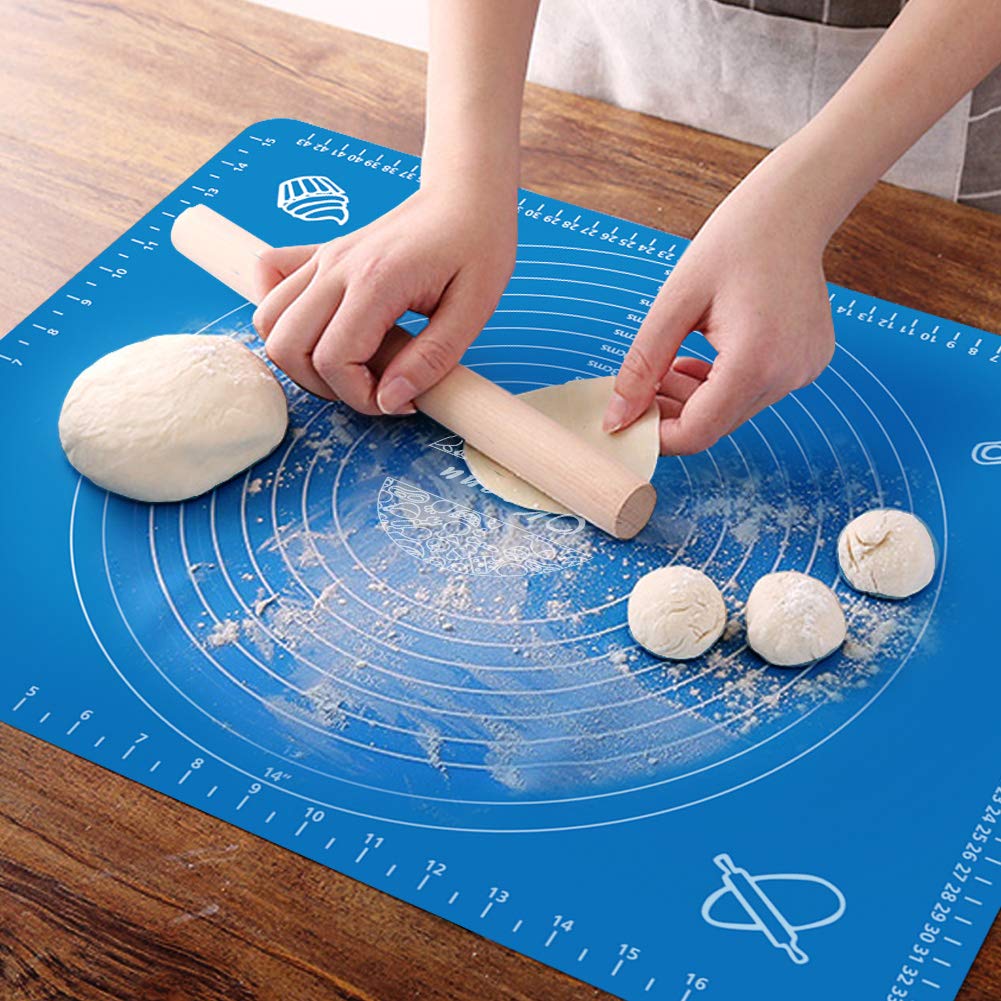 Buy OKeanu Silicone Baking Mat with Measurements, Pastry Rolling Mat