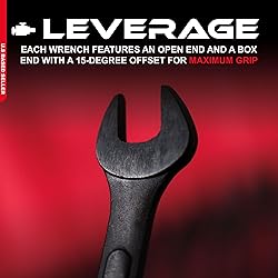 ABN Combination Wrench Set – 16 Pc Raised Panel