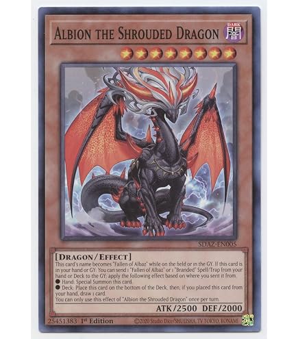 Yu-Gi-Oh! Karte: Fallen Of Albaz - Common, 1. Edition (aus Structure Deck: Albaz Strike)