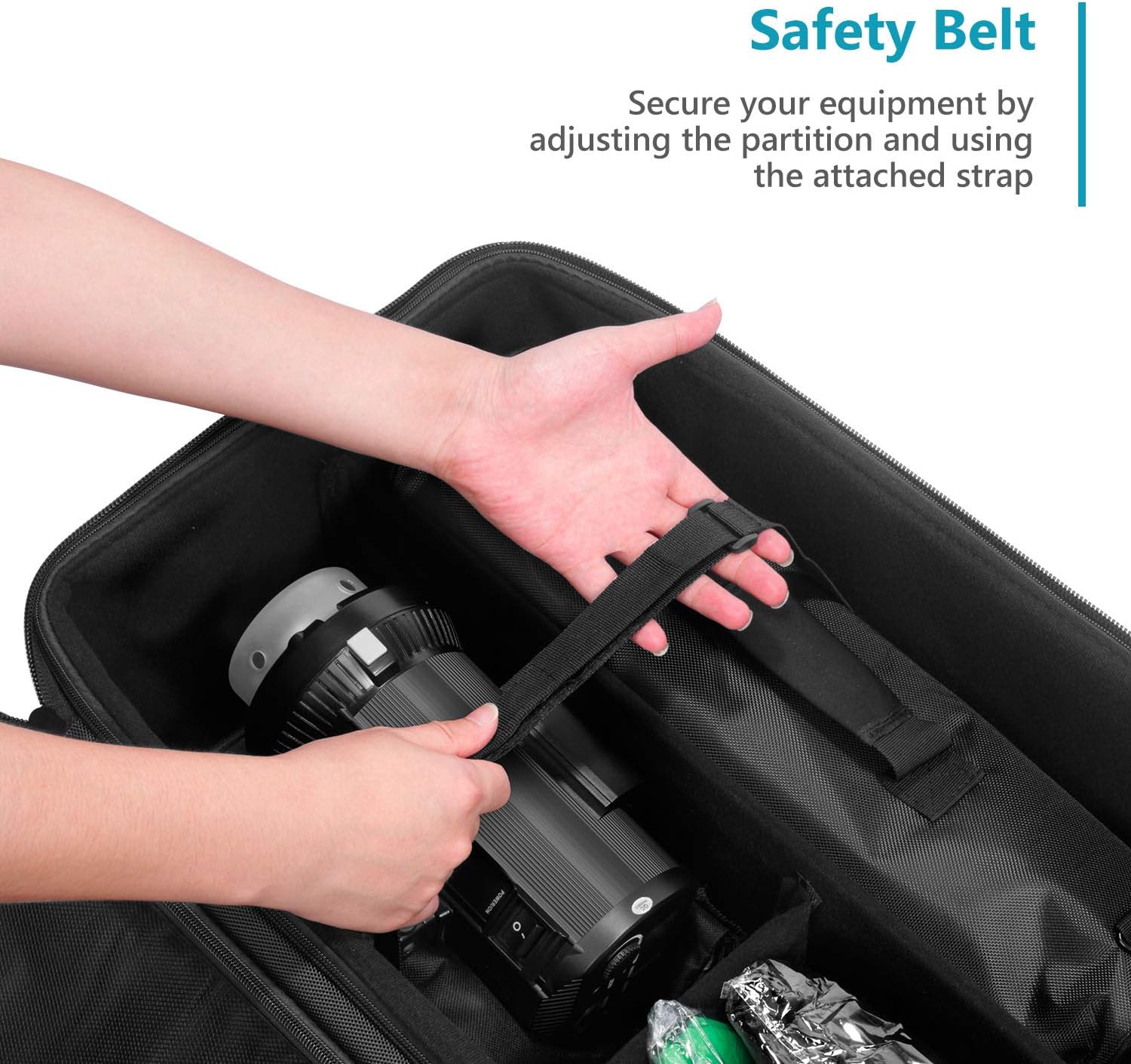 Neewer Professional Camera Trolley Case[44.8″x14.1″x12.6″][Two Ways to