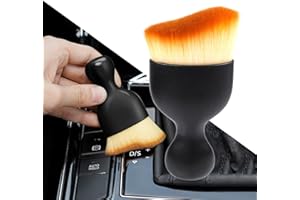 Ouzorp Car Interior Dust Brush, Car Detailing Brush, Soft Bristles Detailing Brush Dusting Tool for Automotive Dashboard, Air Conditioner Vents, Leather, Computer,Scratch Free