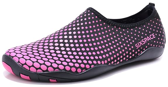 Sixspace Badeschuhe Wasserschuhe Strandschuhe Wasserdicht Schnell Trocknend Slip On Breathable Aquaschuhe Schwimmschuhe Surfs