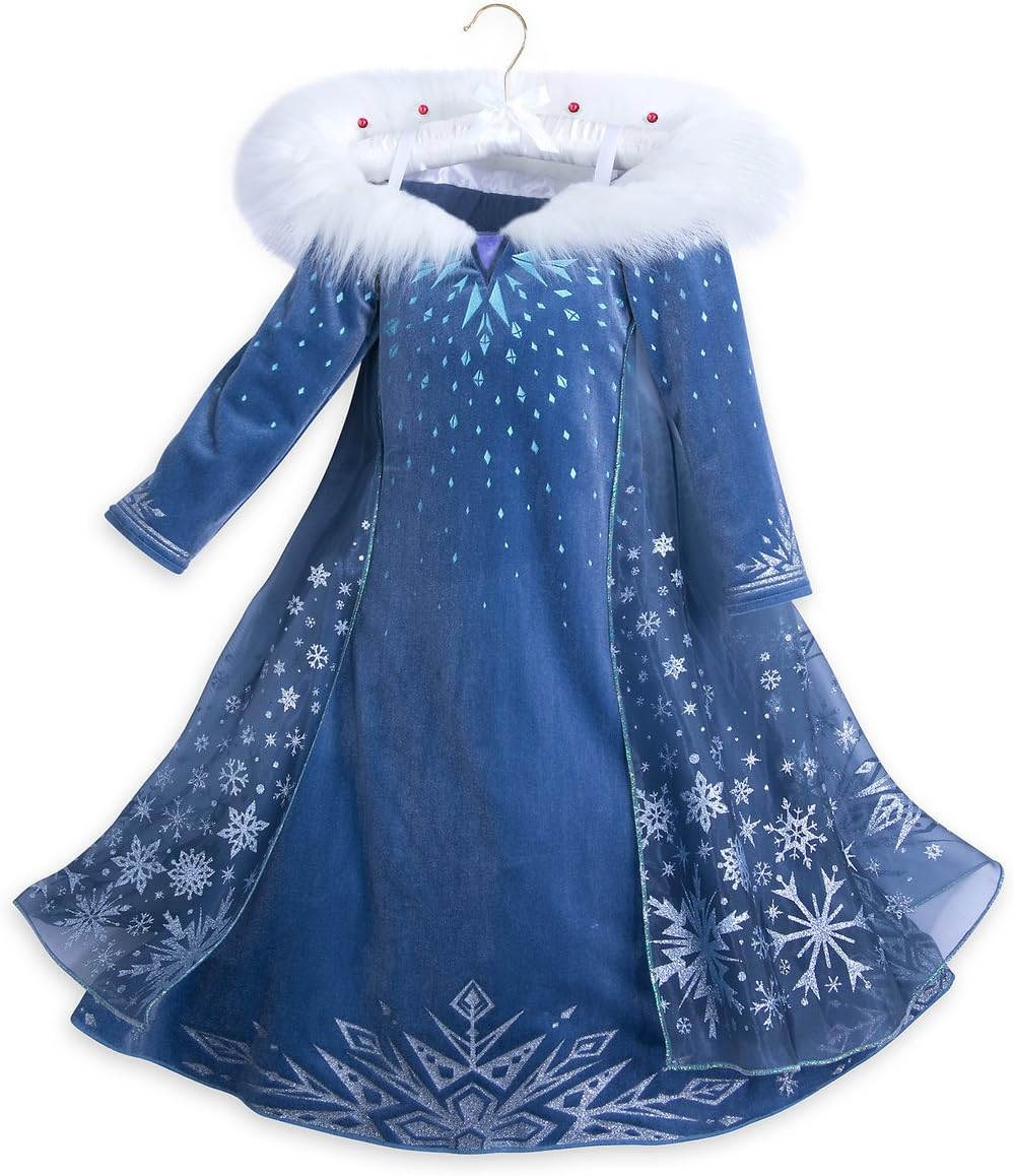 エルサ アナと雪の女王 家族の思い出 ドレス なりきり コスチューム 日本未発売 Usディズニーストア 並行輸入品 仮装 キッズ 子供 ディズニー プリンセス 130cm Usサイズ7 8 キッズコスチューム 変身 なりきり おもちゃ Amazon