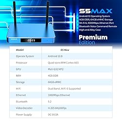 S 5 M-a-x Super 2024 New with Dual Band, WiFi-6