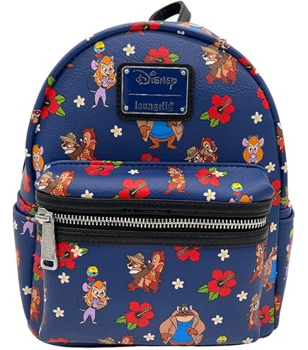 Loungefly Chip N Dale Rescue Rangers AOP Women's Double Strap Shoulder Bag : Clothing, Shoes & Jewelry