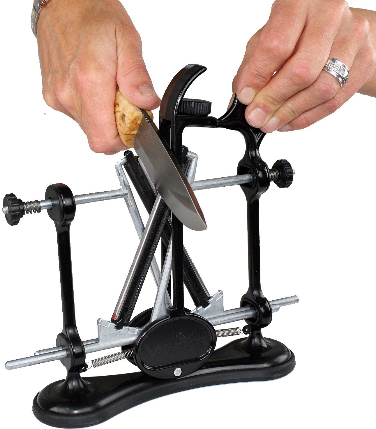 Warthog Sharpeners VSharp Classic II Black Knife Sharpener