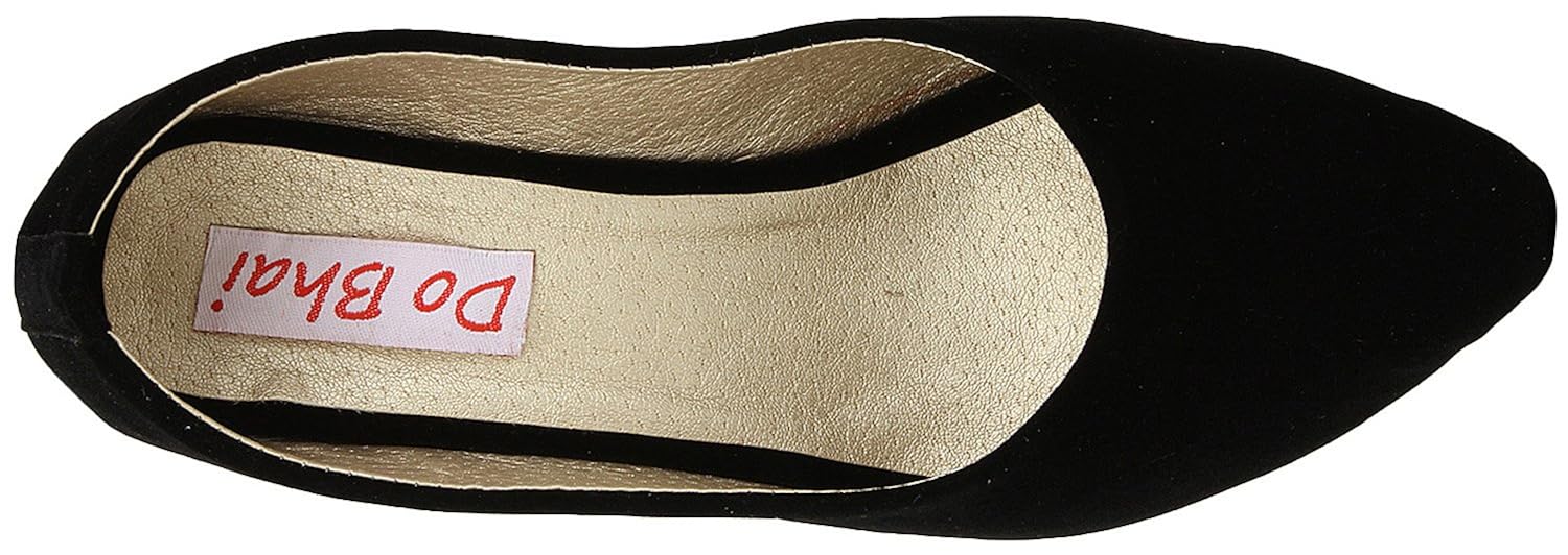 do bhai women's suede ballerina