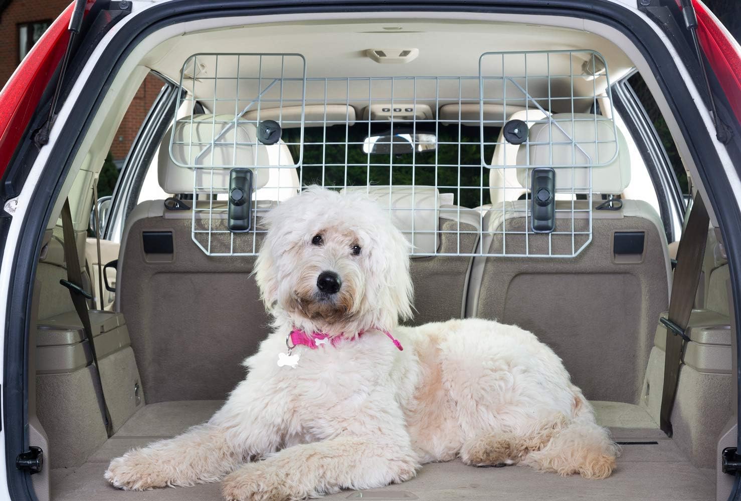 The Urban Company Dog Guard Head Rest Wire Mesh to Fit Jeep Cherokee Kj, Kk, Kl (5 Door)(Years 91-16) Ideal For Travelling With Dogs and Pets