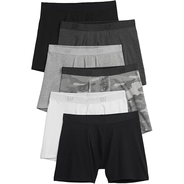 GAP Mens Boxer Brief True Black Multi S at Amazon Men's