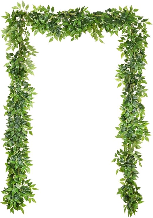 Amazon Com Artiflr Juego De 4 Plantas Artificiales Para Colgar