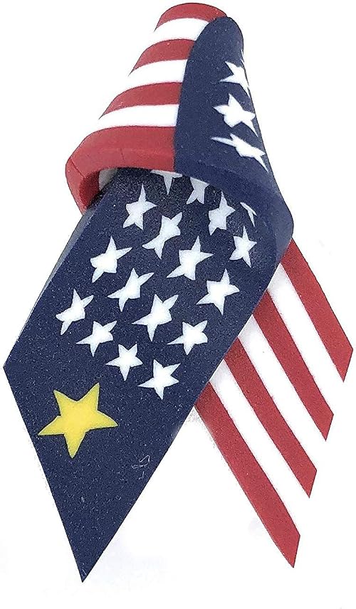 Amazon Com Gold Star Mothers Military Sons Daughters Flag Ribbon