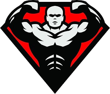 Amazon シンプル ストロング バフ フィット マン チャンピオン ダイヤモンド アイコン 漫画 絵文字 ビニール ステッカー 8 Tall ステッカー デカール 車 バイク