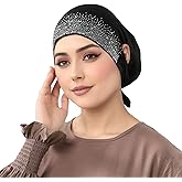 Hophor Hijab Undercaps Slouchy Beanies Cap Soft Hijab Caps Under Scarf for Women Muslim Jersey Inner Beain-Cap