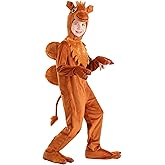 Kids' Camel Costume | Child Animal Outfit Includes Jumpsuit With Attached Hand Covers, Headpiece, & Shoe Covers